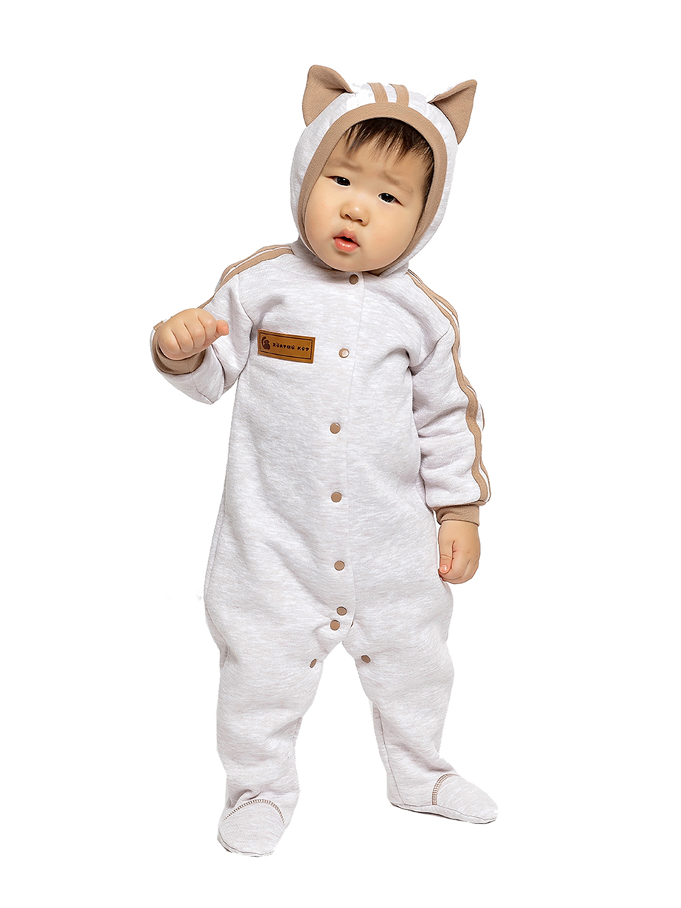 Комбинезон Желтый кот экрю, р. 56