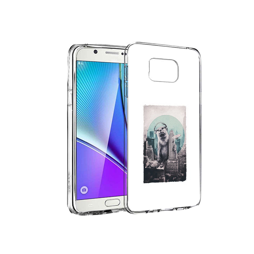 

Чехол MyPads Tocco для Samsung Galaxy Note 5 выдра в городе, Прозрачный, Tocco