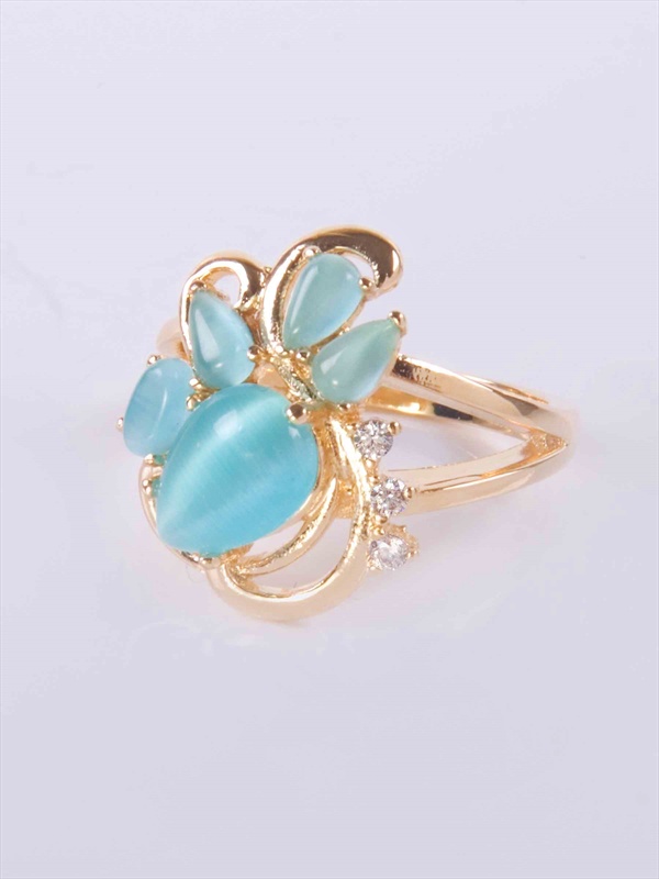 

Кольцо из бижутерного сплава р.  Lotus Jewelry 3037R-09CA-blue, кошачий глаз/циркон, 3037R-09CA-blue