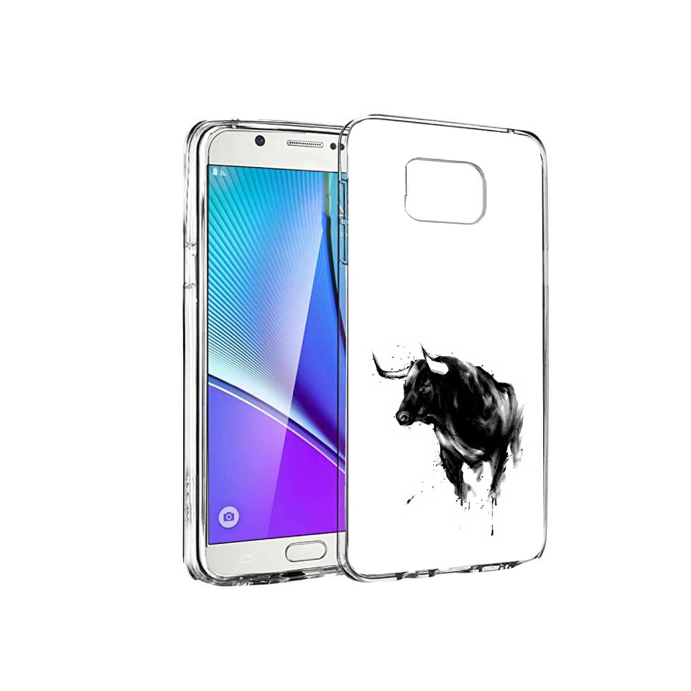 

Чехол MyPads Tocco для Samsung Galaxy Note 5 бык, Прозрачный, Tocco