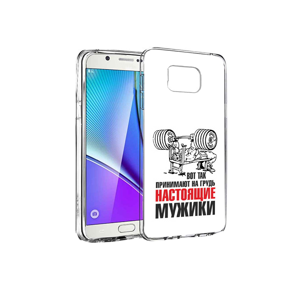 

Чехол MyPads Tocco для Samsung Galaxy Note 5 бодибилдинг для мужиков, Прозрачный, Tocco