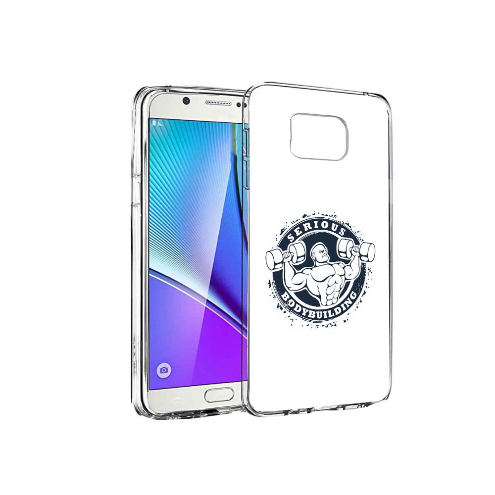 

Чехол MyPads Tocco для Samsung Galaxy Note 5 бодибилдинг воля к победе, Прозрачный, Tocco