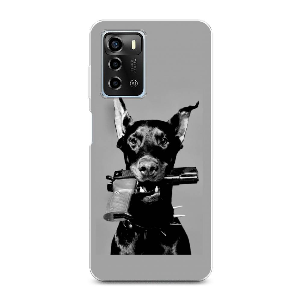 

Чехол Awog на ZTE Blade A72 / ЗТЕ Блэйд A72 "Доберман", Разноцветный, 135450-1