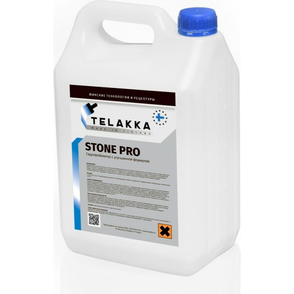 

Telakka Гидрофобизатор (пропитка) с улучшенной формулой 5л TELAKKA GIDROFOB STONE PRO 5л