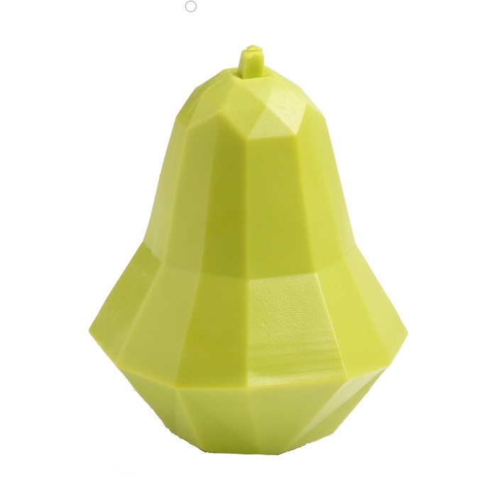 Игрушка Пижон для лакомств и сухого корма Груша, 9 х 7 см, светло-зелёная