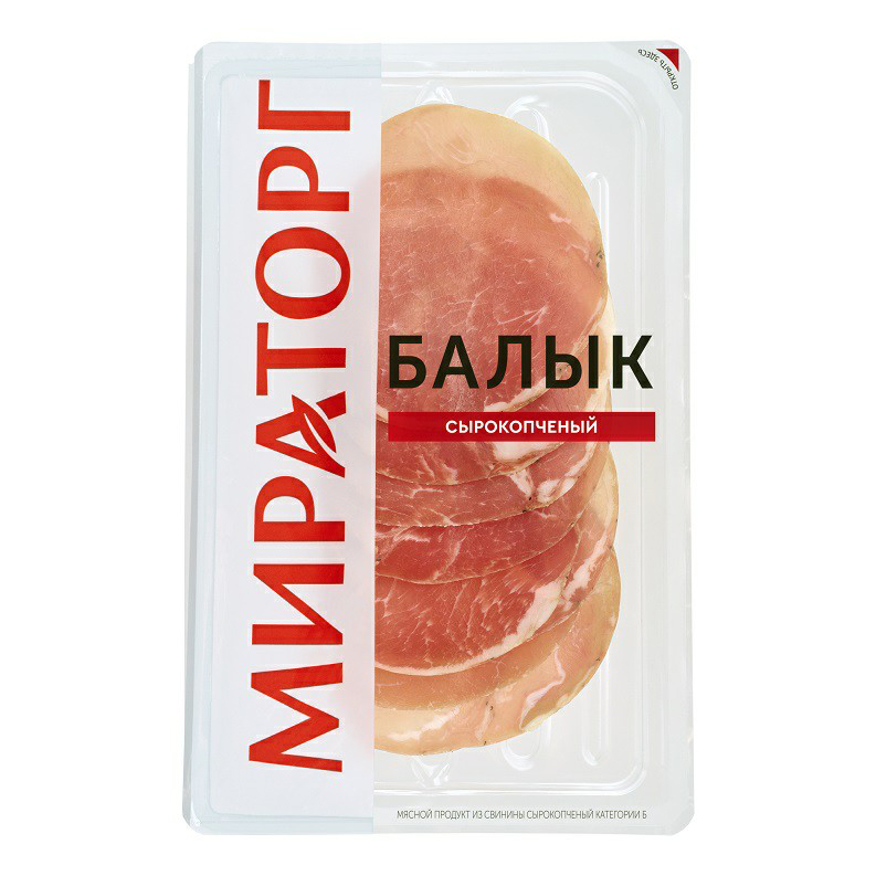 

Балык сырокопченый Мираторг нарезка 100 г