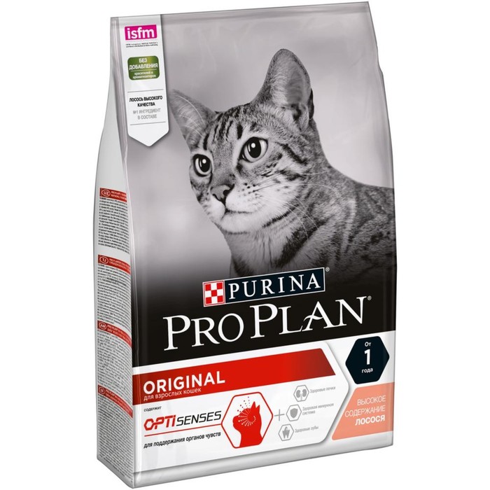

Сухой корм для кошек Pro Plan, лосось, рис, 3 кг