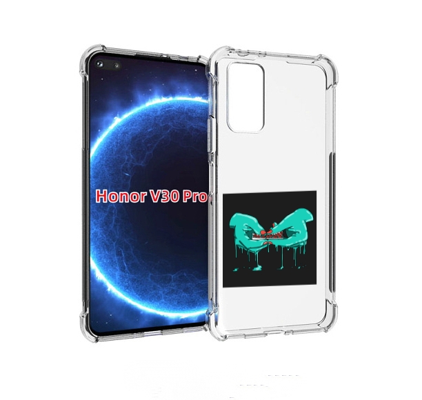 

Чехол бампер MyPads закручиваю-розочки для Honor V30 Pro, Прозрачный, Tocco