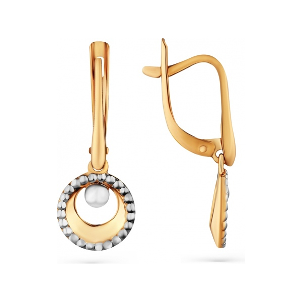 

Серьги из красного золота без вставки Carlin 2000679, 2000679