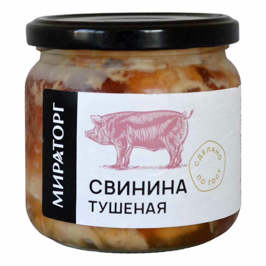

Свинина тушеная Мираторг 350 г