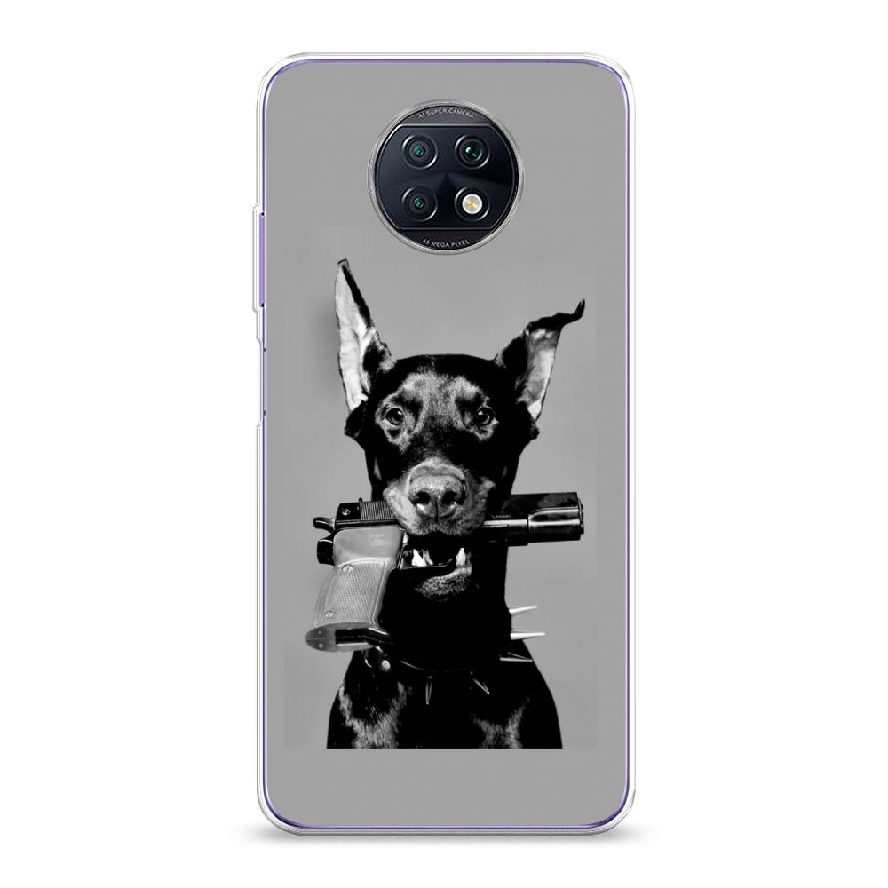 

Силиконовый чехол "Доберман" на Xiaomi Redmi Note 9T, Доберман