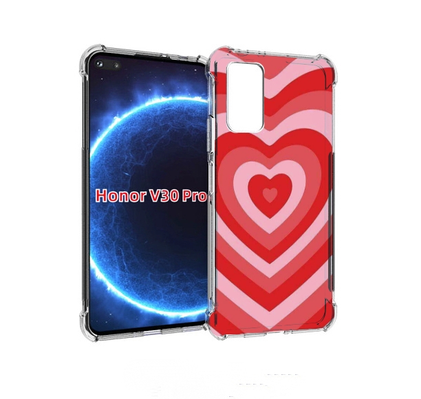 

Чехол бампер MyPads завораживающее сердце женский для Honor, Прозрачный, Tocco