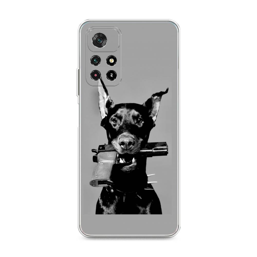 

Силиконовый чехол "Доберман" на Xiaomi Redmi Note 11T 5G, Доберман