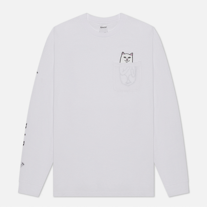 

Лонгслив мужской Ripndip RND0427 белый XL, RND0427