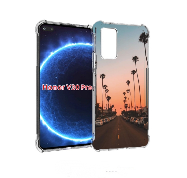 

Чехол бампер MyPads дорога-с-закатом для Honor V30 Pro, Прозрачный, Tocco
