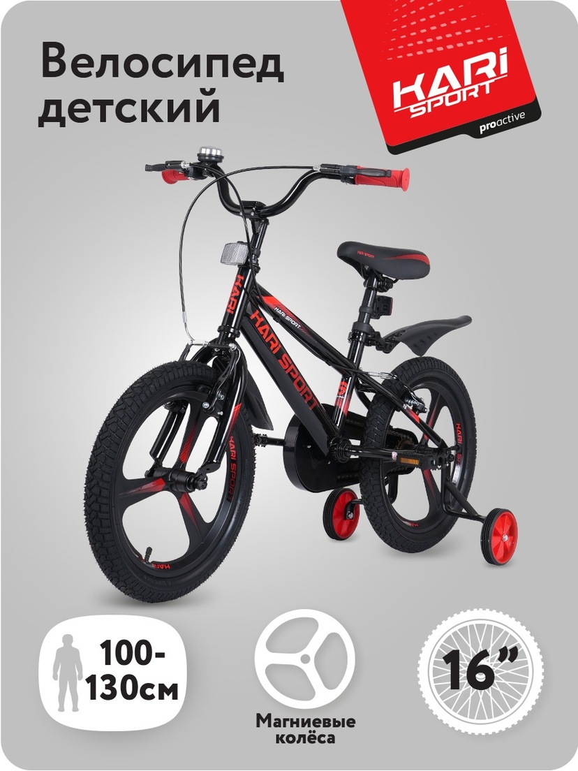 

Велосипед 2-х колёсный 16" TJ16RB24M, 228932