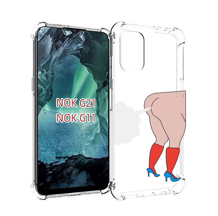 

Чехол Mypads Смешная-Ситуация Детский Для Nokia G11/G21, Прозрачный, Tocco
