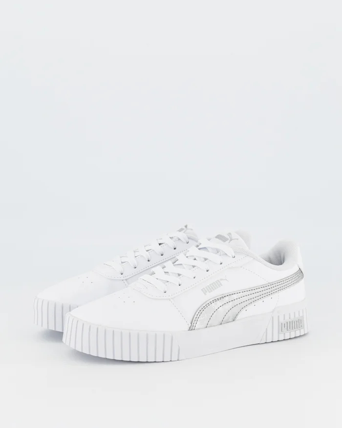 

Кеды мужские PUMA Carina 2.0 38938702 белые 38.5 RU, Белый, Carina 2.0