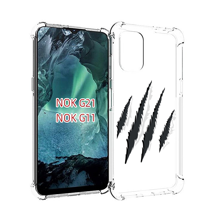 

Чехол MyPads след-когтей для Nokia G11 / G21, Прозрачный, Tocco