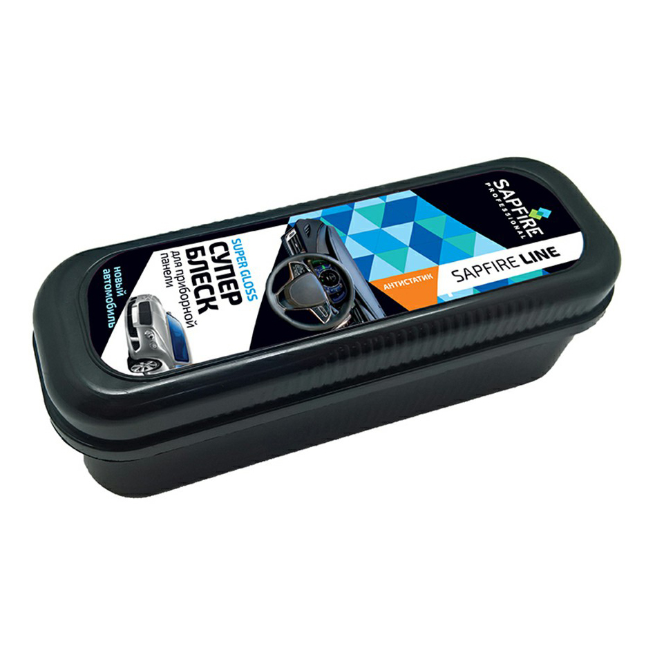 Губка Sapfire Супер блеск для приборной панели с ароматом нового салона