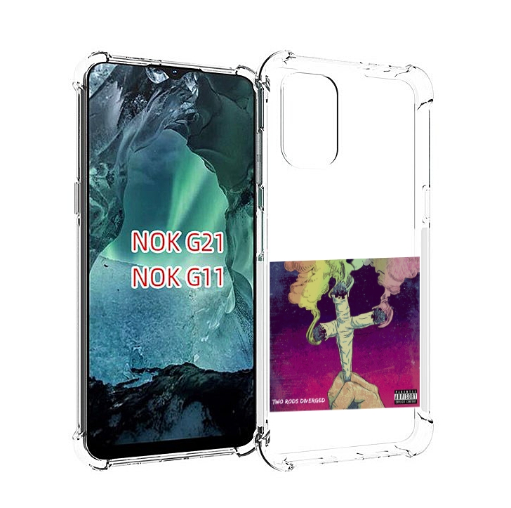 

Чехол Mypads Сигаретный Крест Для Nokia G11/G21, Прозрачный, Tocco