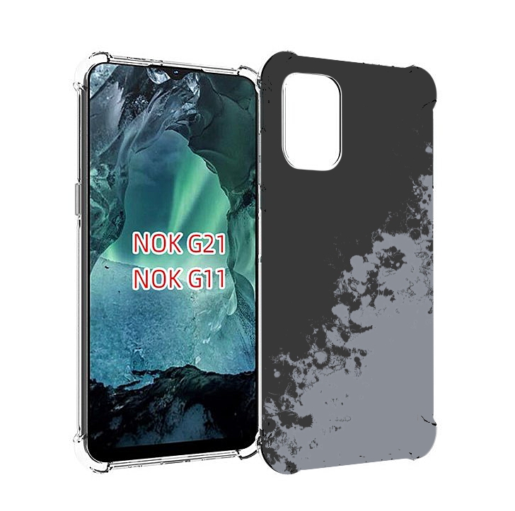 

Чехол Mypads Серый-Эстетичный Для Nokia G11/G21, Прозрачный, Tocco