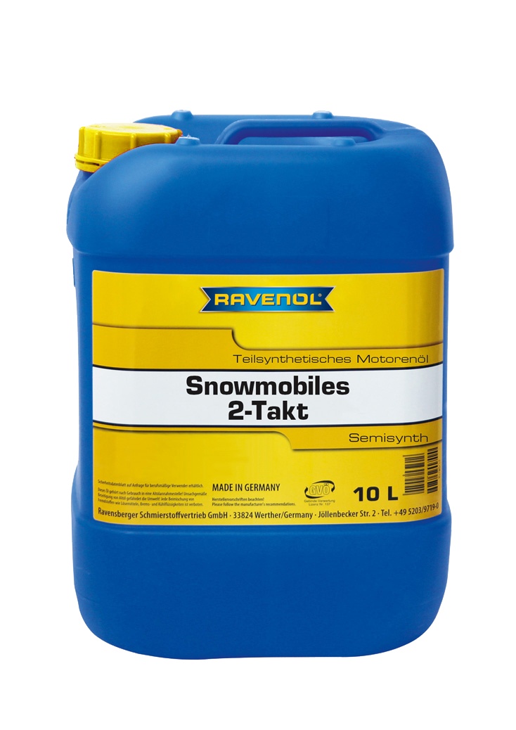 фото Моторное масло ravenol snowmobiles teilsynth 2-takt 5w-30 10л