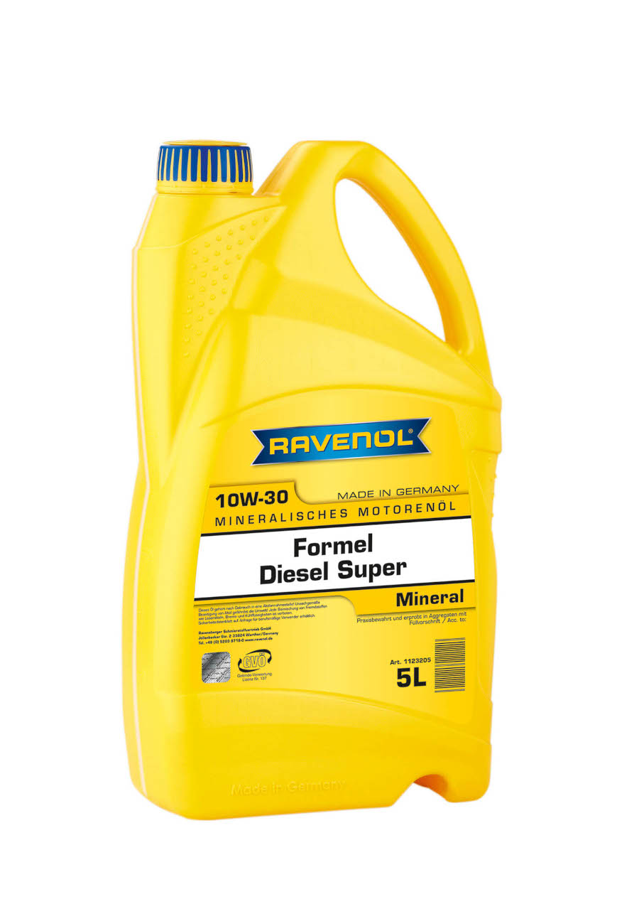 фото Моторное масло ravenol formel diesel super 10w30 5 л