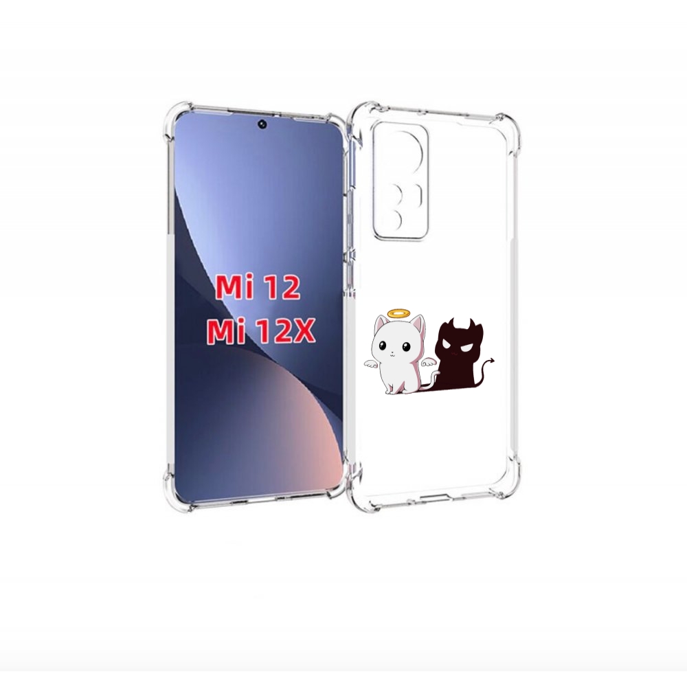 

Чехол бампер MyPads котик-с-злой-тенью для Xiaomi 12., Прозрачный, Tocco