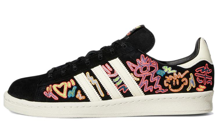 

Кеды унисекс Adidas Campus 80s Pride черные 39 EU, Черный, Campus 80s Pride