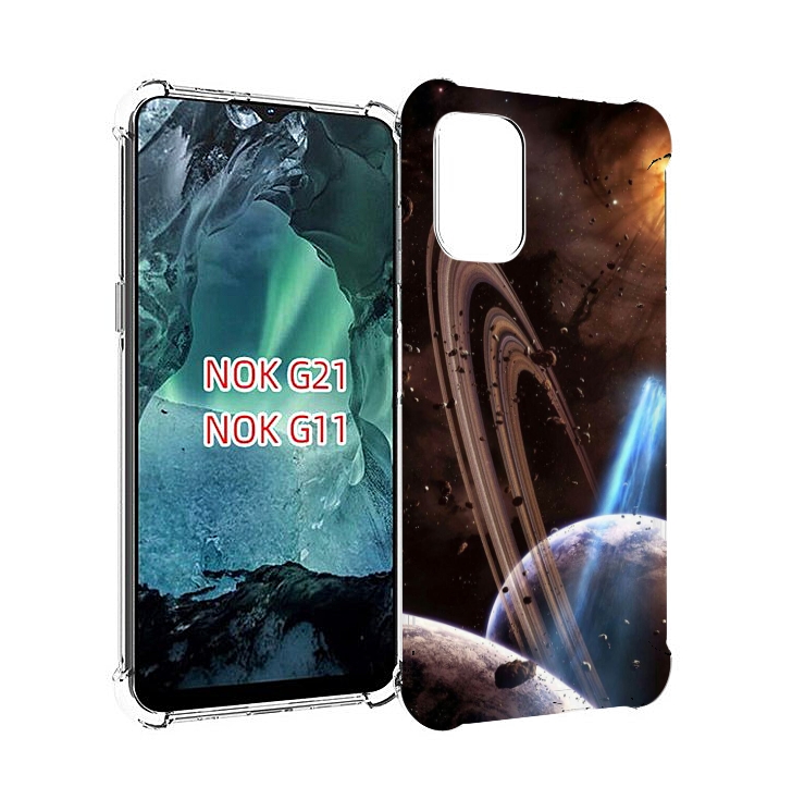 

Чехол MyPads сатурн в космосе для Nokia G11 / G21, Прозрачный, Tocco