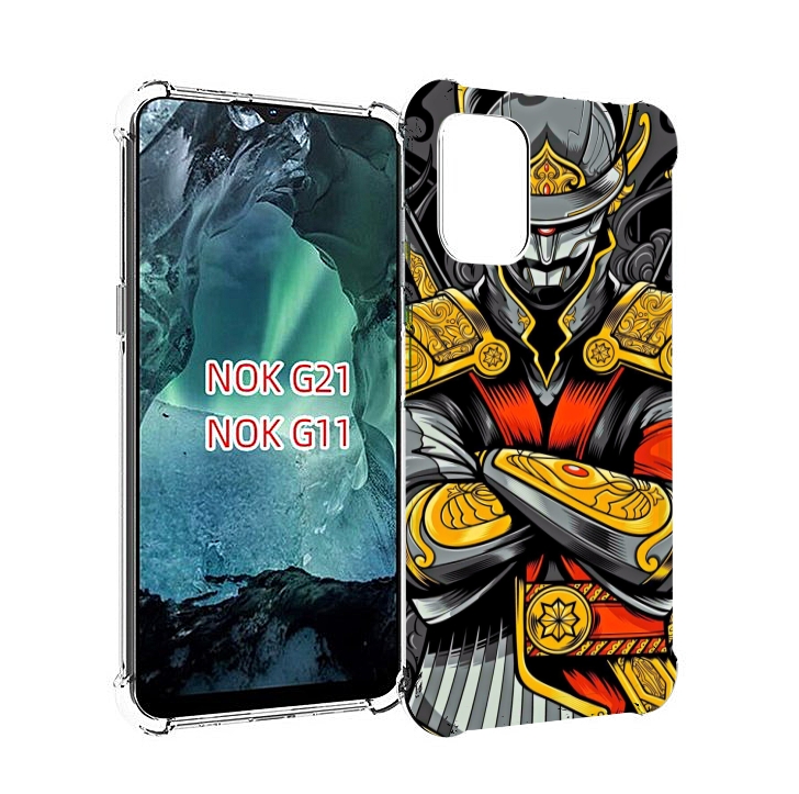 

Чехол Mypads Самурай Для Nokia G11/G21, Прозрачный, Tocco