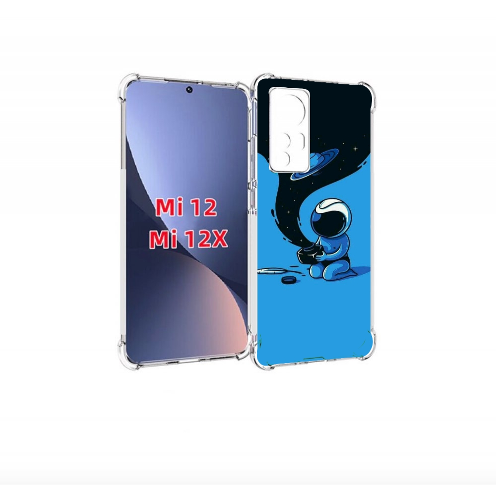 

Чехол бампер MyPads космос из черной краски для Xiaomi 12., Прозрачный, Tocco