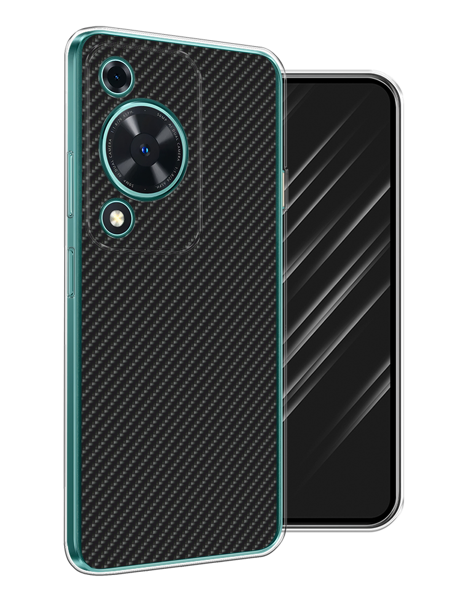 

Чехол Awog на Huawei Nova Y72 "Черный карбон", 6123650-1