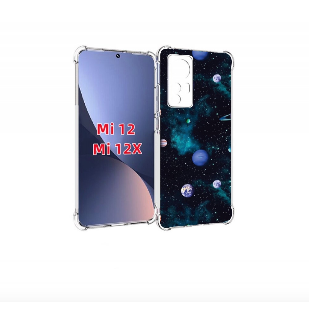 

Чехол бампер MyPads космическое-пространство для Xiaomi 12., Прозрачный, Tocco