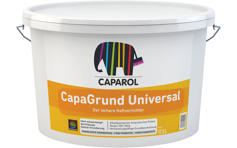 

CAPAROL CAPAGRUND UNIVERSAL средство грунтовочное с высокой паропроницаемостью белый