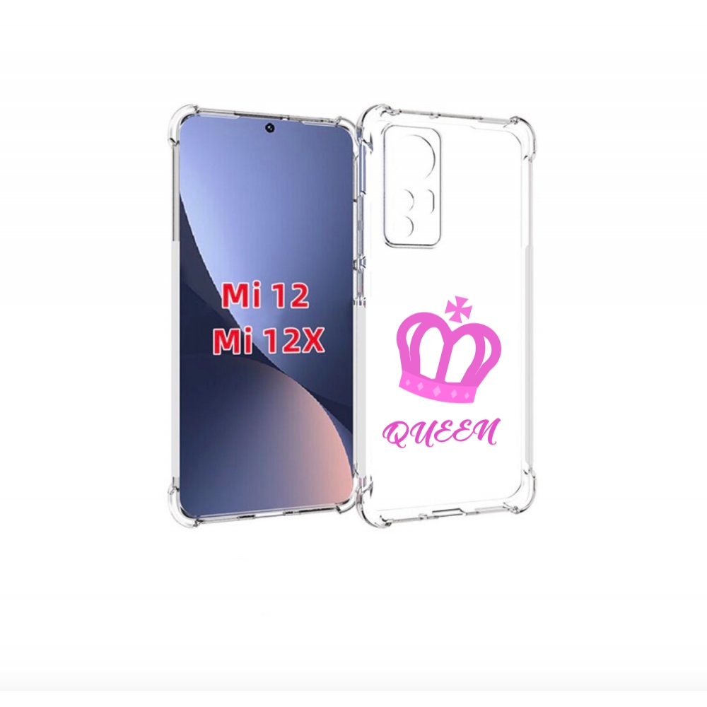 

Чехол бампер MyPads корона-королевы-розовый для Xiaomi 12., Прозрачный, Tocco