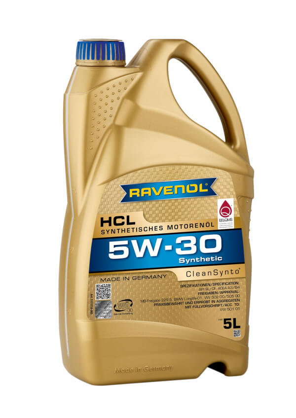 фото Моторное масло ravenol hcl 5w30 5 л