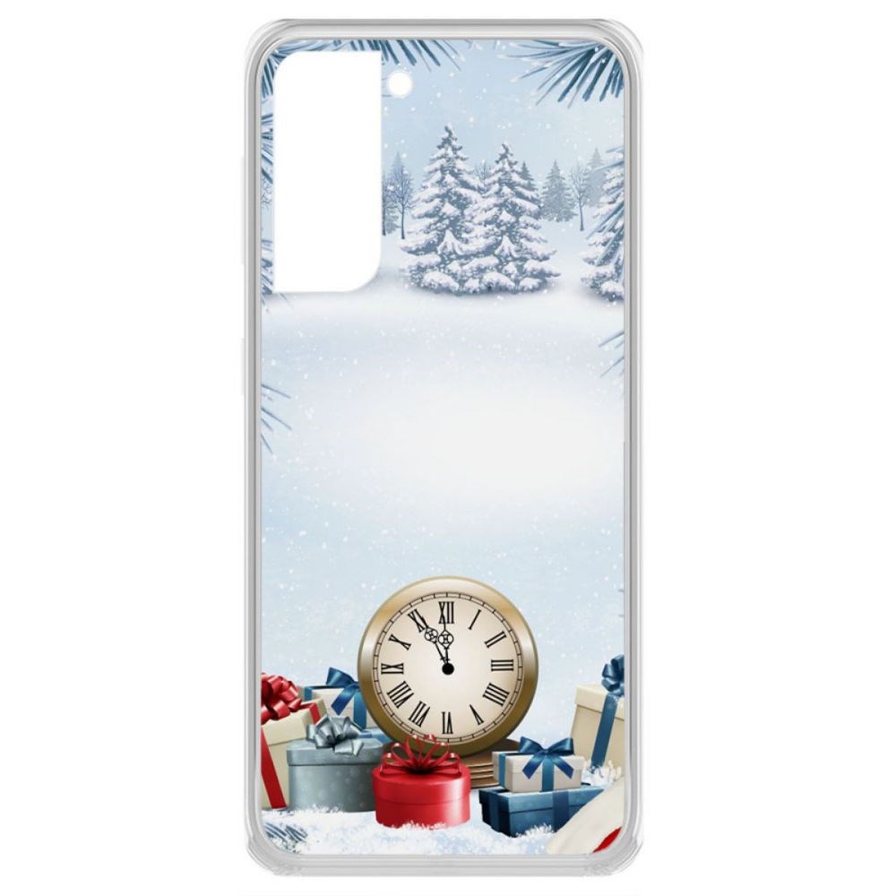 фото Чехол-накладка krutoff clear case 5 минут для samsung galaxy s21 (g991)