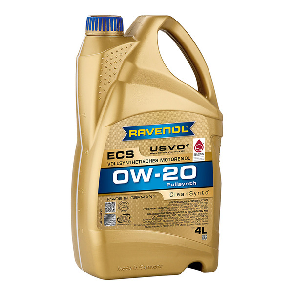 

Моторное масло Ravenol ECS EcoSynth SAE 0W20 new 4л, ECS