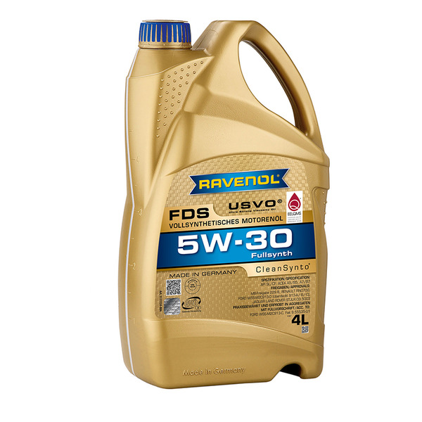 

Моторное масло Ravenol FDS SAE 5W30 new 4л, FDS