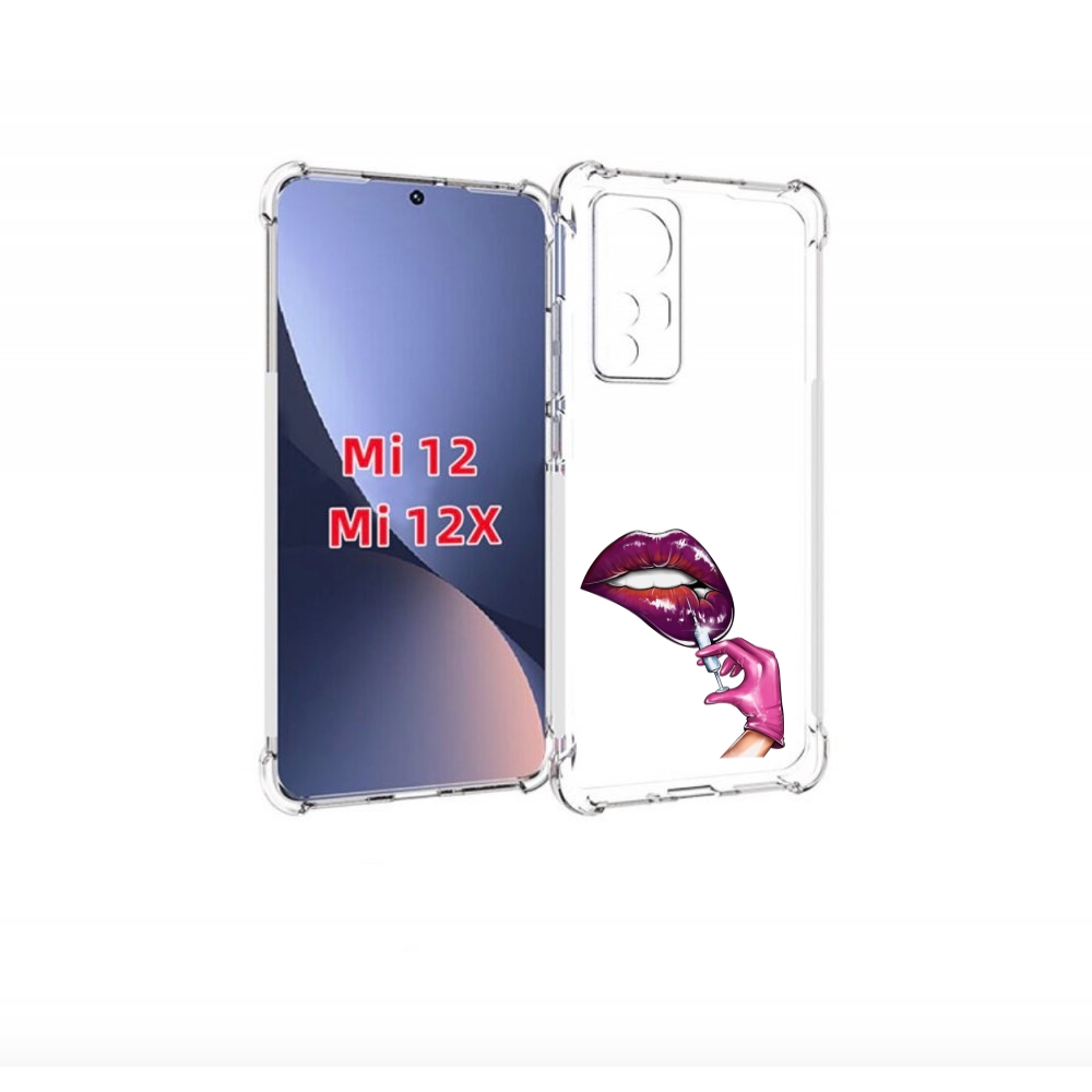 Чехол бампер MyPads качаем-губы для Xiaomi 12.