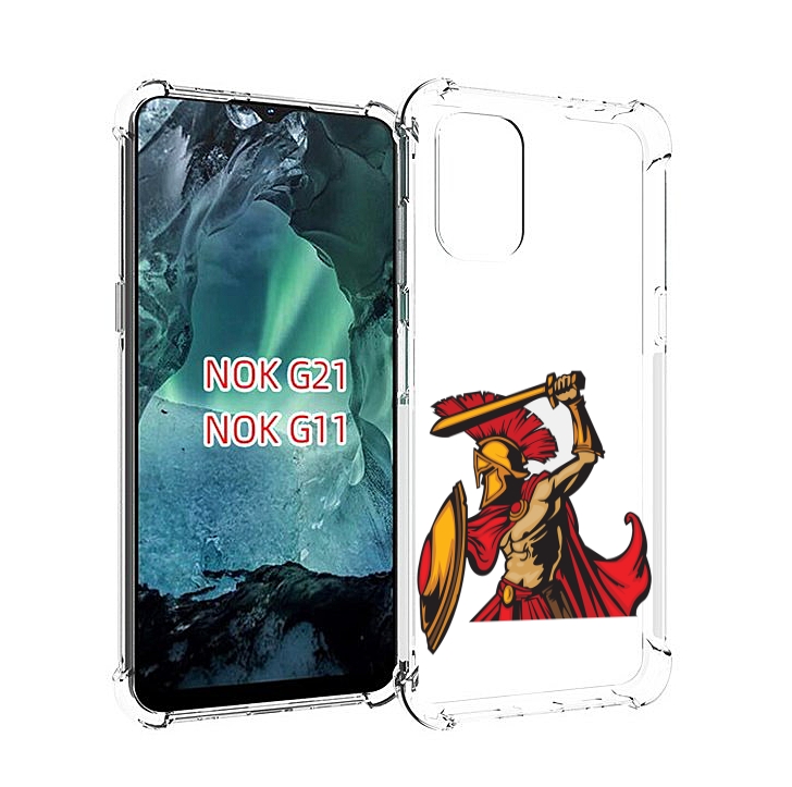

Чехол Mypads Римский-Воин Для Nokia G11/G21, Прозрачный, Tocco