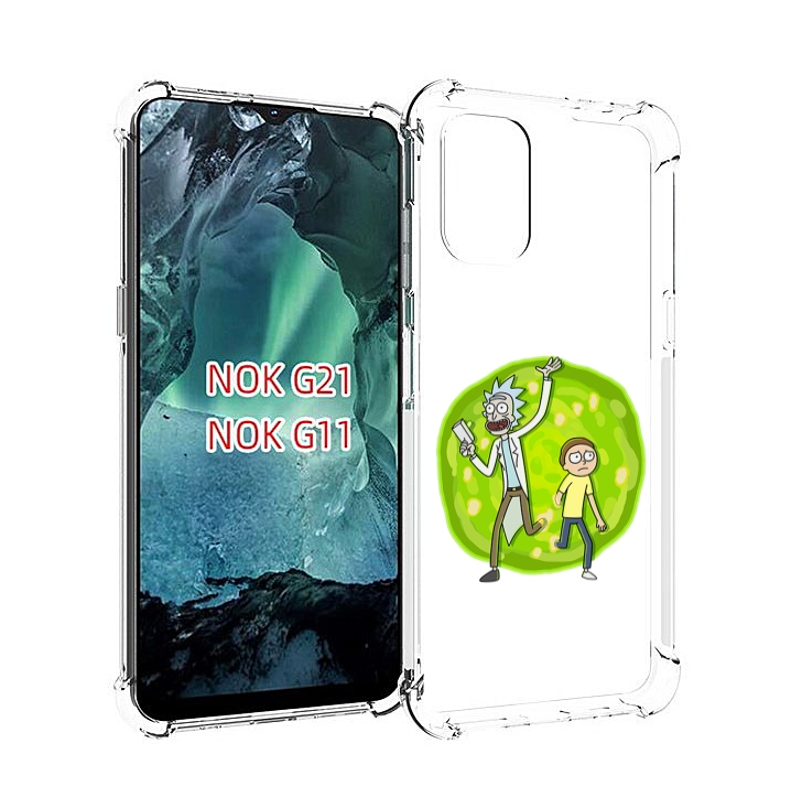 

Чехол Mypads Рик-И-Морти-В-Кружке Для Nokia G11/G21, Прозрачный, Tocco