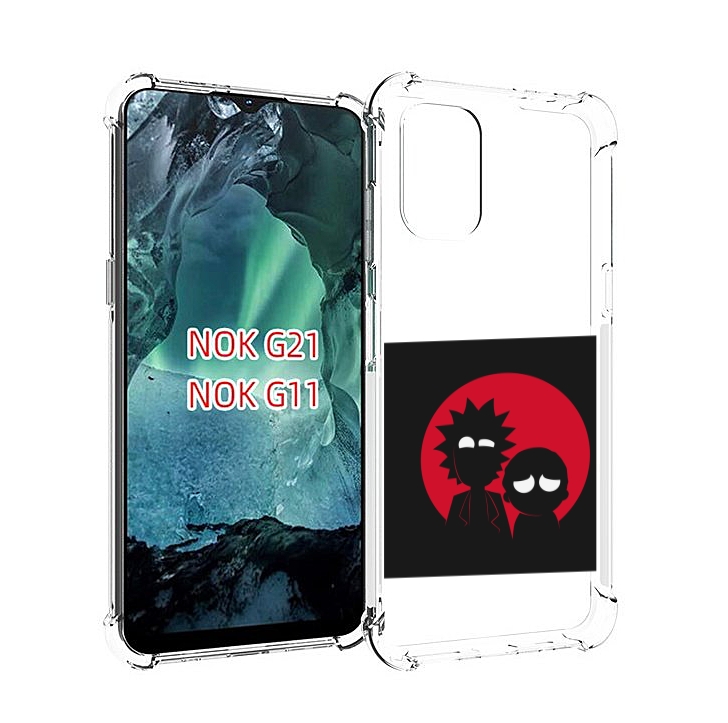 

Чехол Mypads Рик И Морти В Тени Для Nokia G11/G21, Прозрачный, Tocco
