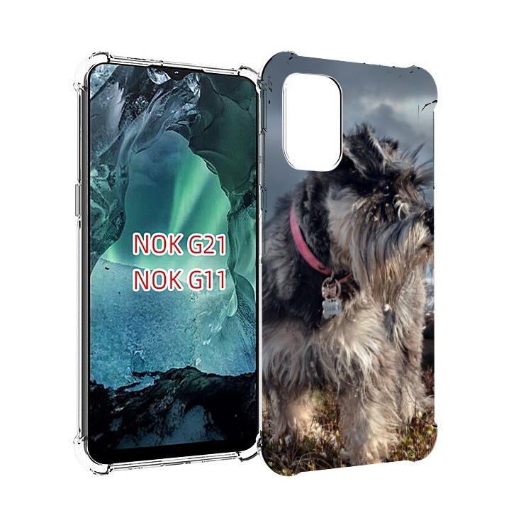 

Чехол Mypads Ризеншнауцер 2 Для Nokia G11/G21, Прозрачный, Tocco