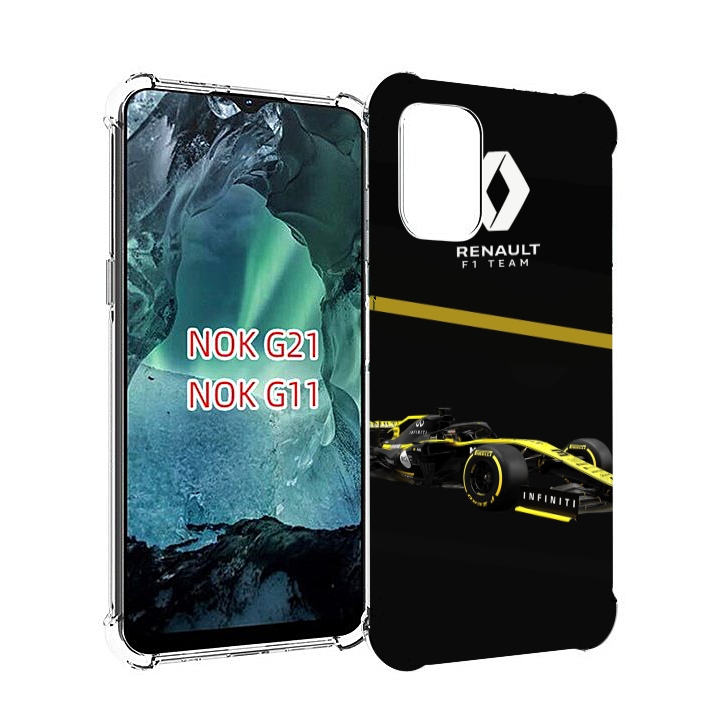 

Чехол Mypads renault 2 Для Nokia G11/G21, Прозрачный, Tocco