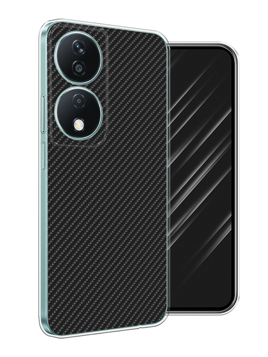 

Чехол Awog на Honor X7B "Черный карбон", 6123350-1