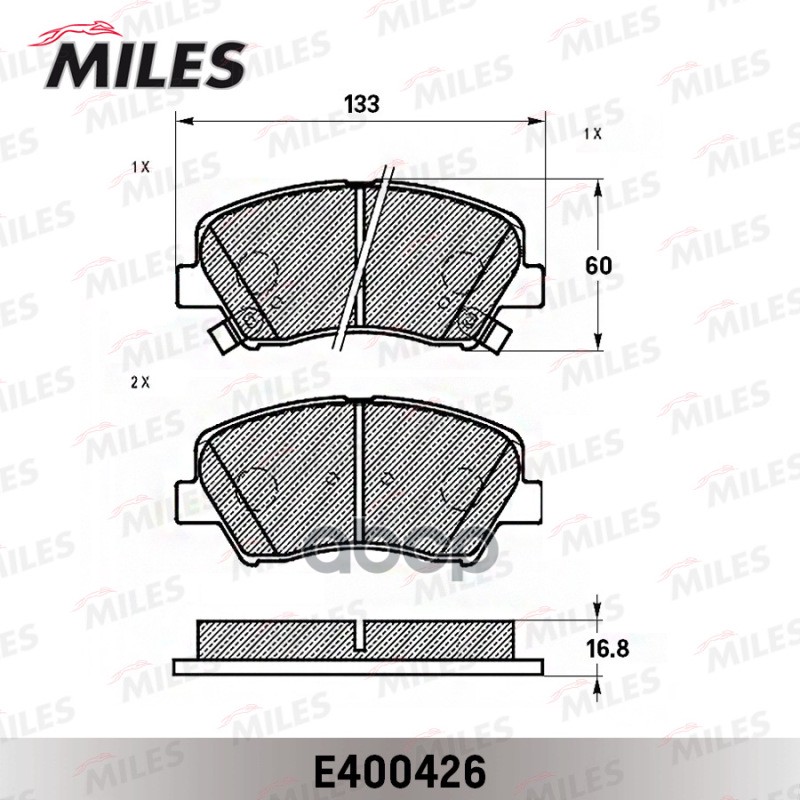 

Колодки Тормозные Передние (Смесь Semi-Metallic) Hyundai I30/Elantra 11-/Ceed 12- (Trw Gdb, E400426