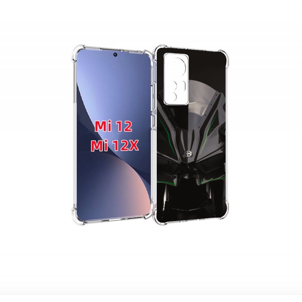 

Чехол бампер MyPads кавасаки мото для Xiaomi 12., Прозрачный, Tocco